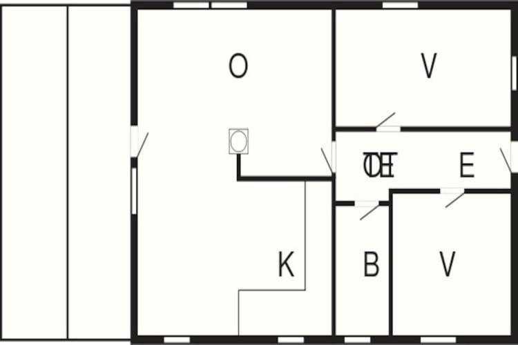 5 Person Holiday Home In R M Kongsmark Eksteriør bilde