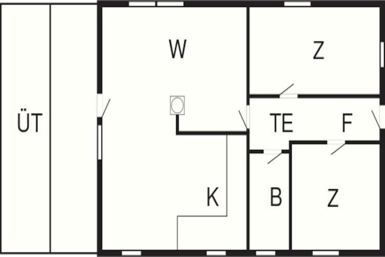 5 Person Holiday Home In R M Kongsmark Eksteriør bilde